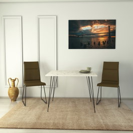 Hanah Home Sandalf Square - Marmo